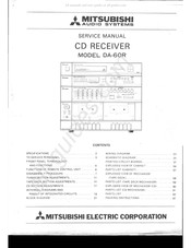 Mitsubishi DA-60R Service Manual