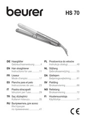 Beurer HS 70 Instructions For Use Manual