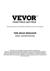 VEVOR HKB1040B Original Instruction