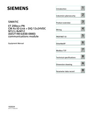 Siemens 6ES7148-6JE00-0BB0 Equipment Manual