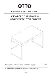 Otto KRONBORG OTKRODSKBK Assembly Instructions Manual