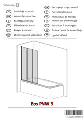 Radaway Eos PNW Assembly Instruction Manual