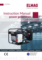 Elmag SEB 16000WDE-AVR Instruction Manual
