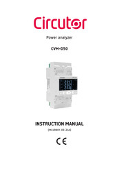 Circutor CVM-D50 Instruction Manual
