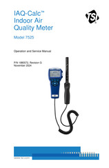 TSI Instruments IAQ-CALC 7525 Operation And Service Manual