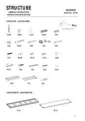 STRUCTUBE MILDRED Assembly Instructions Manual