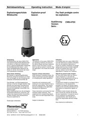 Pfannenberg CWB-ATEX Operating	 Instruction