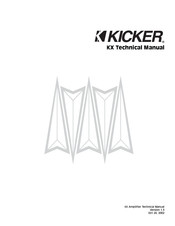 Kicker KX500.2 Technical Manual