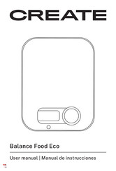 Create Balance Food Eco User Manual