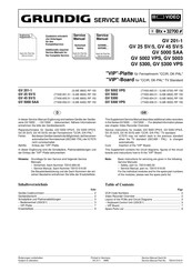 Grundig 77400-665.51 Service Manual