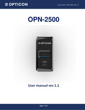 Opticon OPN2500-00 User Manual