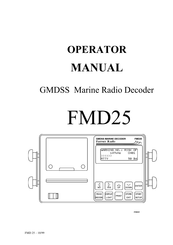 Fastnet Radio FMD25 Operator's Manual