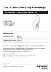 Watts Enware CARE1546-RH Installation And Maintenance Instructions Manual