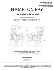 HAMPTON BAY FRS70546E-STW Use And Care Manual