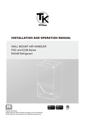 TUTTOKool PSC Series Installation And Operation Manual