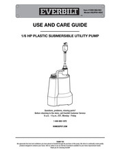 Everbilt SUP54-HDC Use And Care Manual