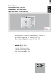 Helios KWL-BE Eco Operating Instructions Manual