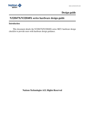 Nations N32H48 Series Design Manual