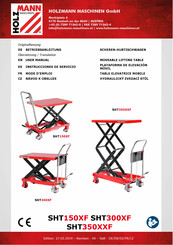 HOLZMANN MASCHINEN SHT350XXF User Manual