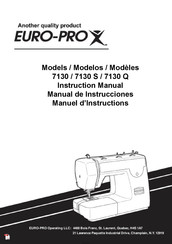 Euro-Pro 7130 Instruction Manual