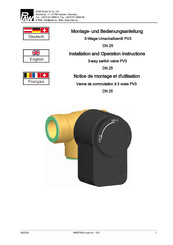 PAW PV3 Installation And Operation Instruction Manual