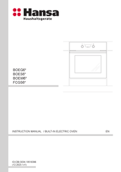 Hansa BOEG6 Series Instruction Manual
