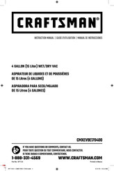 Craftsman CMXEVBE170400 Instruction Manual