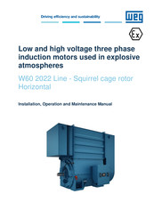 WEG W60 2022 Line Installation, Operation And Maintenance Manual