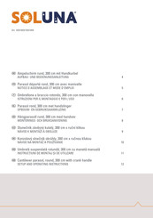 Soluna 10321833 Set Up And Operating Instructions Manual