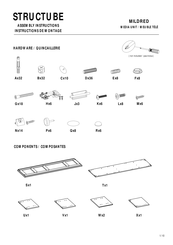 STRUCTUBE MILDRED Assembly Instructions Manual