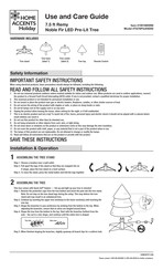 Home Accents Holiday Remy TG76P4J04D00 Use And Care Manual