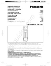 Panasonic EY3741 Operating Instructions Manual