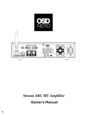 OSD Audio NERO STREAM ARC Owner's Manual