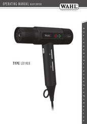 Wahl VANQUISH LD190X Operating Manual
