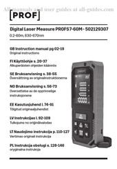 PROF 502129307 Instruction Manual