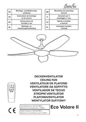 CasaFan Eco Volare II Mounting And Operating Manual