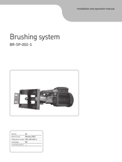 SKF BR-SP-002-1 Installation And Operation Manual