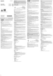 Sony YY2088C Reference Manual