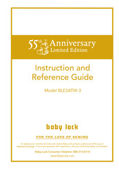 Baby Lock BLE3ATW-3 Reference Manual