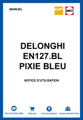 Nespresso PIXIE EN127.BL Manual