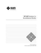 Sun Microsystems SPARCstation 1+ Installation Manual