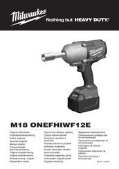 Milwaukee M18ONEFHIWF12E-0X Original Instructions Manual