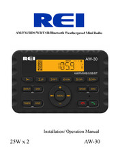 REI AW-30 Installation & Operation Manual