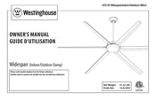 Westinghouse CETL-EF-Widespan-WH22 Owner's Manual