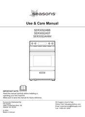 SeasonsComfort SER30S2AST Use & Care Manual