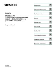 Siemens 6ES7148-6JG00-0BB0 Equipment Manual