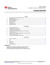 Texas Instruments CC256xCQFN-EM User Manual