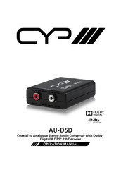 CYP AU-D5D Operation Manual