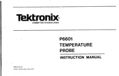 Tektronix P6601 Instruction Manual