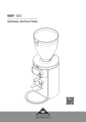 HEMRO Mahlkonig E80T GbS Original Instructions Manual